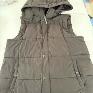 BCBGeneration Black Eco-Friendly Puffer Vest